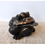 y13985-銅雕系列-銅雕動物-銅雕三角蟾蜍